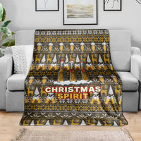Spirit Beer Christmas Blanket Xmas Holiday Patterns - Wonder Print Shop