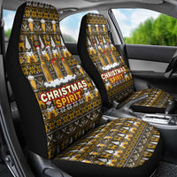 Spirit Beer Christmas Car Seat Cover Xmas Holiday Patterns - Wonder Print Shop