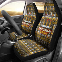 Spirit Beer Christmas Car Seat Cover Xmas Holiday Patterns - Wonder Print Shop