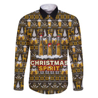 Spirit Beer Christmas Family Matching Puletasi and Hawaiian Shirt Xmas Holiday Patterns - Wonder Print Shop