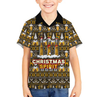 Spirit Beer Christmas Family Matching Puletasi and Hawaiian Shirt Xmas Holiday Patterns - Wonder Print Shop