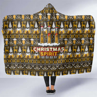 Spirit Beer Christmas Hooded Blanket Xmas Holiday Patterns - Wonder Print Shop