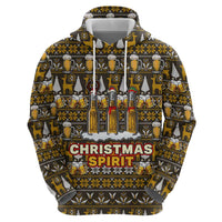 Spirit Beer Christmas Hoodie Xmas Holiday Patterns - Wonder Print Shop