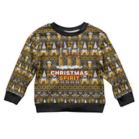Spirit Beer Christmas Kid Ugly Christmas Sweater Xmas Holiday Patterns - Wonder Print Shop