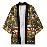 Spirit Beer Christmas Kimono Xmas Holiday Patterns - Wonder Print Shop
