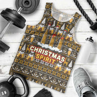 Spirit Beer Christmas Men Tank Top Xmas Holiday Patterns - Wonder Print Shop