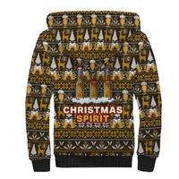 Spirit Beer Christmas Sherpa Hoodie Xmas Holiday Patterns - Wonder Print Shop