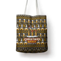 Spirit Beer Christmas Tote Bag Xmas Holiday Patterns - Wonder Print Shop