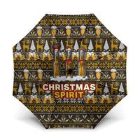 Spirit Beer Christmas Umbrella Xmas Holiday Patterns - Wonder Print Shop