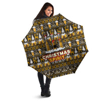 Spirit Beer Christmas Umbrella Xmas Holiday Patterns - Wonder Print Shop