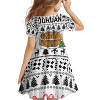 Jordan Christmas Family Matching Off Shoulder Maxi Dress and Hawaiian Shirt with Petra Monastery Snow Christmas Trees and Candy Cane Pattern - Wonder Print Shop
