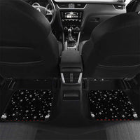 Kuwait Christmas Car Mats with Camel in Festive Ornaments Snowflakes and Green Red - Wonder Print Shop