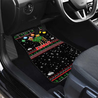 Kuwait Christmas Car Mats with Camel in Festive Ornaments Snowflakes and Green Red - Wonder Print Shop