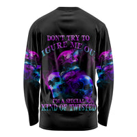 Don't Try To Figure Me Out Long Sleeve Shirt - Wonder Print Shop