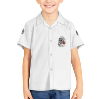 Assuming I Was Like Most Girls Skull Family Matching Short Sleeve Bodycon Dress and Hawaiian Shirt - Wonder Print Shop