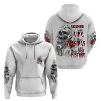 Assuming I Was Like Most Girls Skull Hoodie - Wonder Print Shop