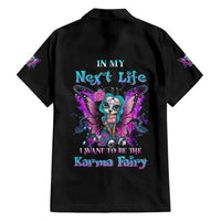Karma Fairy Sugar Skull Hawaiian Shirt - Wonder Print Shop