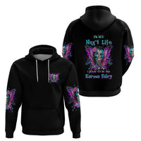 Karma Fairy Sugar Skull Hoodie - Wonder Print Shop