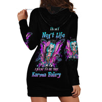 Karma Fairy Sugar Skull Hoodie Dress - Wonder Print Shop