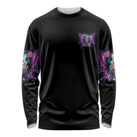 Karma Fairy Sugar Skull Long Sleeve Shirt - Wonder Print Shop