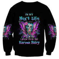 Karma Fairy Sugar Skull Sweatshirt - Wonder Print Shop
