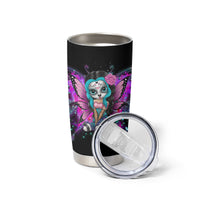 Karma Fairy Sugar Skull Tumbler Cup - Wonder Print Shop