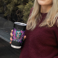 Karma Fairy Sugar Skull Tumbler Cup - Wonder Print Shop