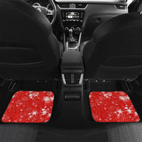 German Shepherd Christmas Car Mats with Santa Sleigh Ride and Snowy Mountain Design - Wonder Print Shop