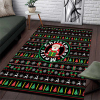 Gift For Merry Christmas Area Rug with Santa Claus and Holiday Icons Pattern - Wonder Print Shop
