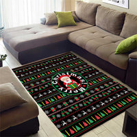 Gift For Merry Christmas Area Rug with Santa Claus and Holiday Icons Pattern - Wonder Print Shop