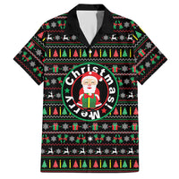 Gift For Merry Christmas Hawaiian Shirt with Santa Claus and Holiday Icons Pattern - Wonder Print Shop