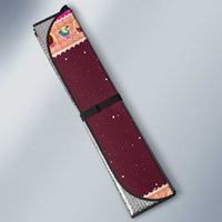 Christmas Cookie Auto Sun Shade with Gingerbread Tree Candy Ornaments and Sweet Treat Pattern - Wonder Print Shop