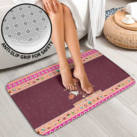 Christmas Cookie Bathroom Set with Gingerbread Tree Candy Ornaments and Sweet Treat Pattern - Wonder Print Shop