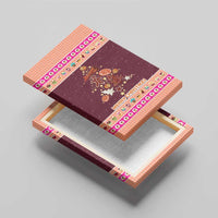 Christmas Cookie Canvas Wall Art with Gingerbread Tree Candy Ornaments and Sweet Treat Pattern - Wonder Print Shop