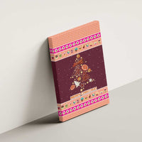 Christmas Cookie Canvas Wall Art with Gingerbread Tree Candy Ornaments and Sweet Treat Pattern - Wonder Print Shop