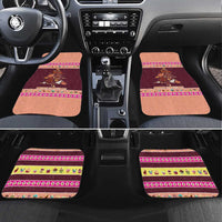 Christmas Cookie Car Mats with Gingerbread Tree Candy Ornaments and Sweet Treat Pattern - Wonder Print Shop