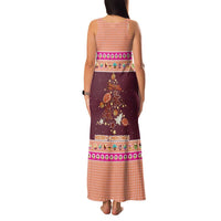 Christmas Cookie Family Matching Tank Maxi Dress and Hawaiian Shirt with Gingerbread Tree Candy Ornaments and Sweet Treat Pattern - Wonder Print Shop