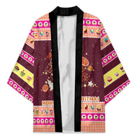 Christmas Cookie Kimono with Gingerbread Tree Candy Ornaments and Sweet Treat Pattern - Wonder Print Shop