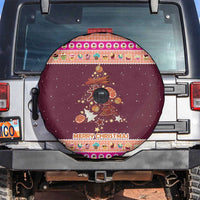Christmas Cookie Spare Tire Cover with Gingerbread Tree Candy Ornaments and Sweet Treat Pattern - Wonder Print Shop