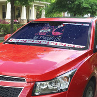 Flamingo I Am The Reason Santa Has A Naughty Christmas Auto Sun Shade Xmas Holiday Patterns - Wonder Print Shop