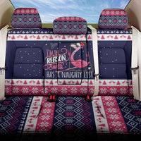Flamingo I Am The Reason Santa Has A Naughty Christmas Back Car Seat Cover Xmas Holiday Patterns - Wonder Print Shop