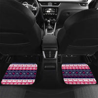 Flamingo I Am The Reason Santa Has A Naughty Christmas Car Mats Xmas Holiday Patterns - Wonder Print Shop