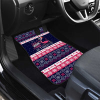 Flamingo I Am The Reason Santa Has A Naughty Christmas Car Mats Xmas Holiday Patterns - Wonder Print Shop