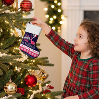 Flamingo I Am The Reason Santa Has A Naughty Christmas Stocking Xmas Holiday Patterns - Wonder Print Shop