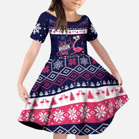 Flamingo I Am The Reason Santa Has A Naughty Christmas Family Matching Summer Maxi Dress and Hawaiian Shirt Xmas Holiday Patterns - Wonder Print Shop