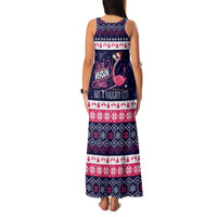 Flamingo I Am The Reason Santa Has A Naughty Christmas Family Matching Tank Maxi Dress and Hawaiian Shirt Xmas Holiday Patterns - Wonder Print Shop