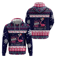 Flamingo I Am The Reason Santa Has A Naughty Christmas Hoodie Xmas Holiday Patterns - Wonder Print Shop