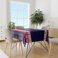 Flamingo I Am The Reason Santa Has A Naughty Christmas Tablecloth Xmas Holiday Patterns - Wonder Print Shop