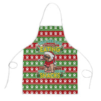 French Bulldog See You Eating Snacks Christmas Apron Xmas Holiday Patterns - Wonder Print Shop