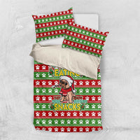 French Bulldog See You Eating Snacks Christmas Bedding Set Xmas Holiday Patterns - Wonder Print Shop